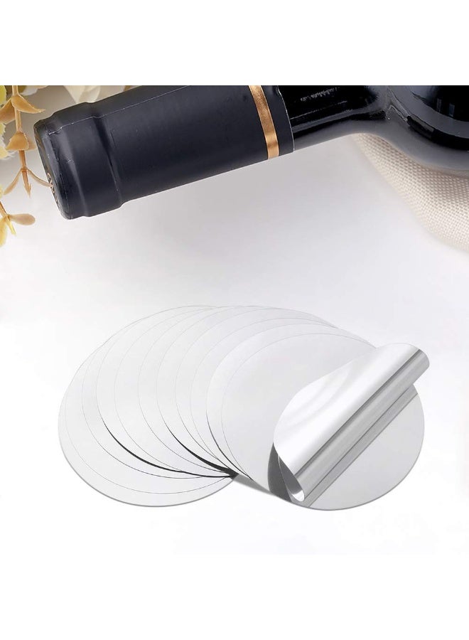 Groupcow 100pcs Silver Wine Pourer Drop Stopping Pour Disk Spout - Image 4